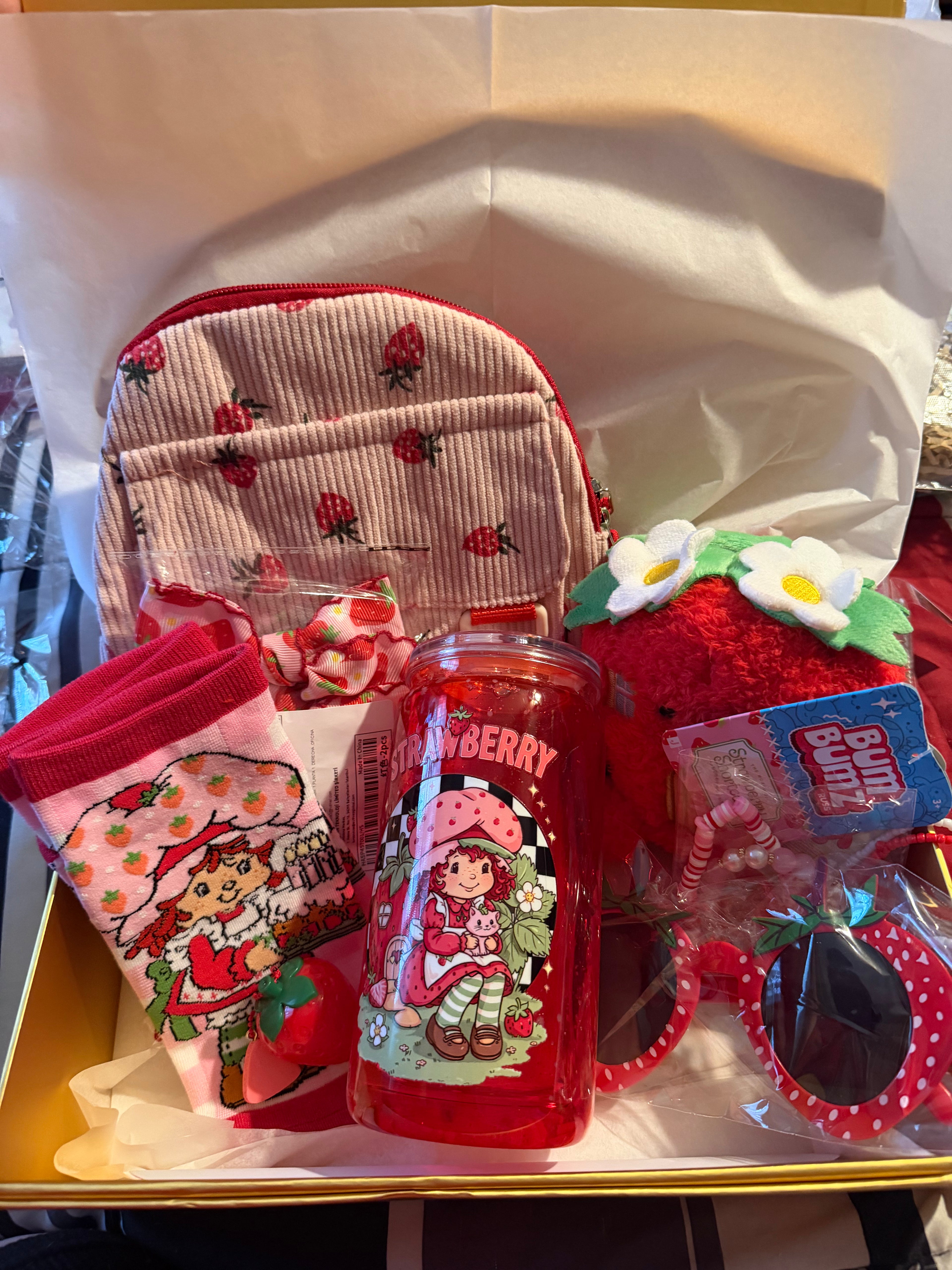 Strawberry Shortcake inspired gift box